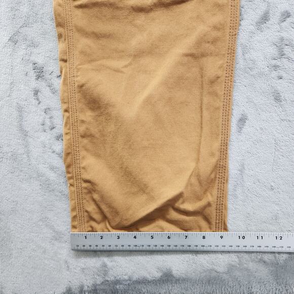 Vintage USA Works Five Brother Pants Mens W38 L32 Brown Double Knee Carpenter - Picture 10 of 11